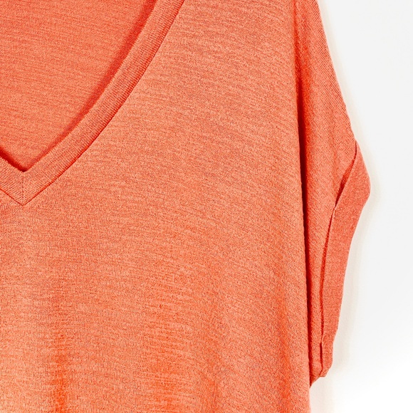 Aritzia Wilfred Free Salmon Draped Oversized Shirt - Picture 4 of 5